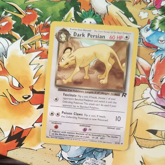 Dark Persian Pokemon Trading Card -2000